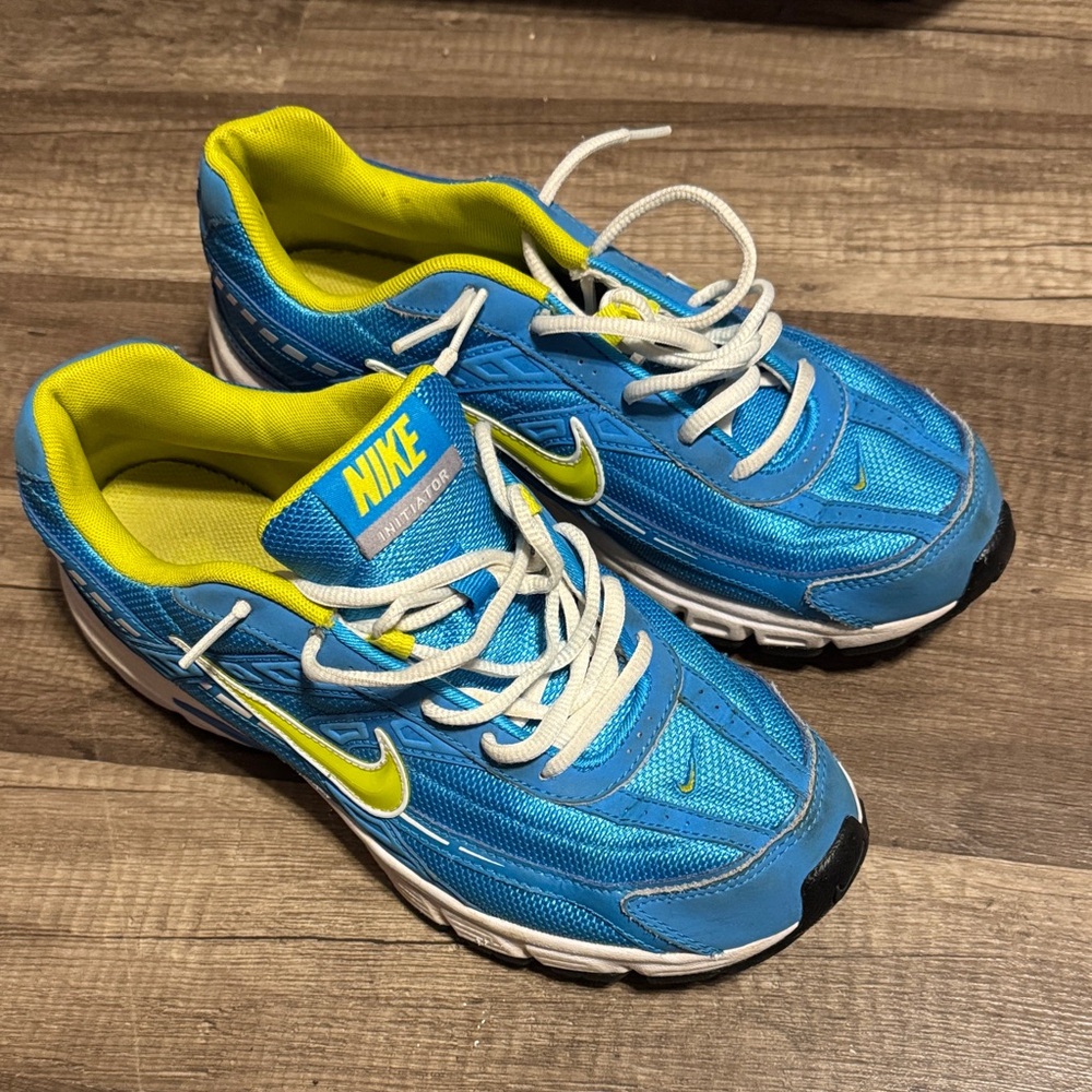 Nike  Blue and Yellow Sneakers